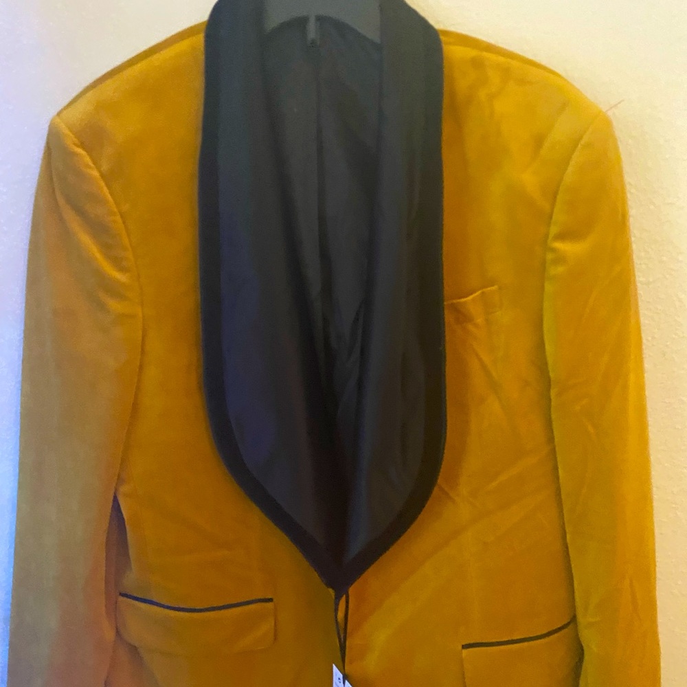 Zara velvet suit jacket with tags